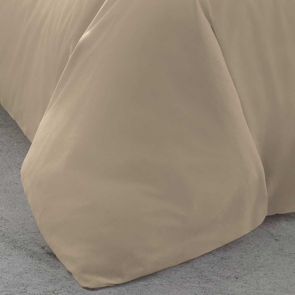 Capa de edredom lisa de algodão