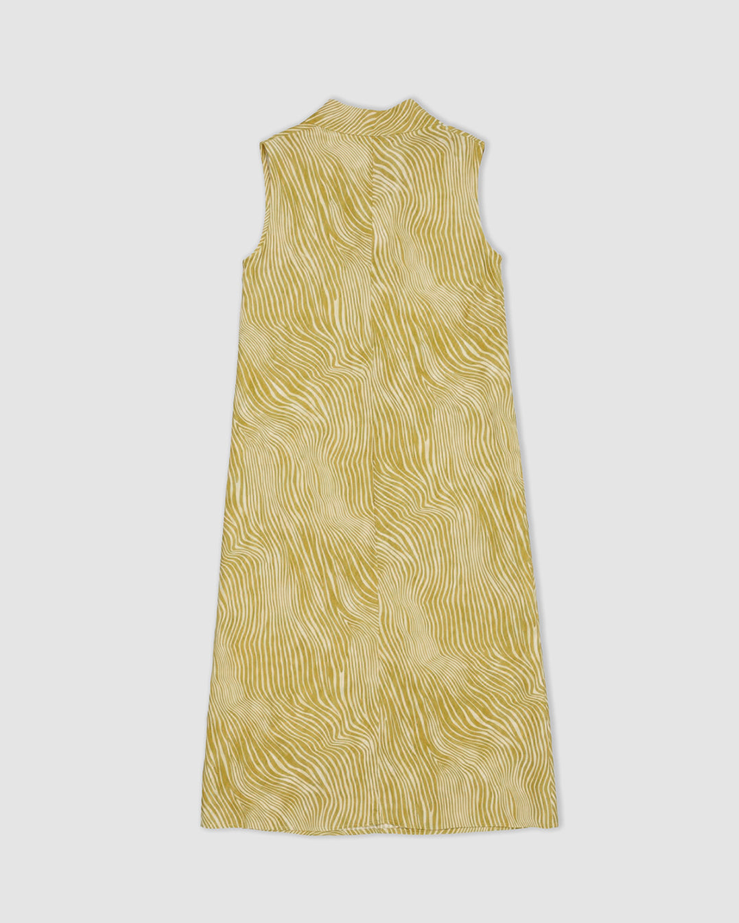 Vestido midi bambula detalles plisados drus lima