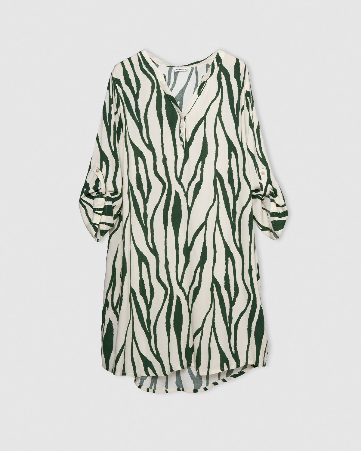 Vestido viscosa knoller verde menta