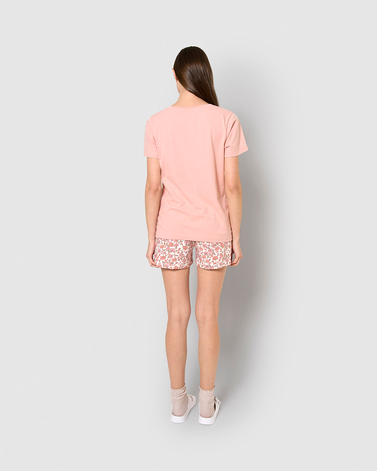 Pijama corto algodón meghan rosa