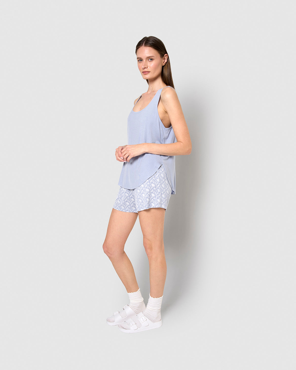 Pijama tirantes viscosa amira índigo