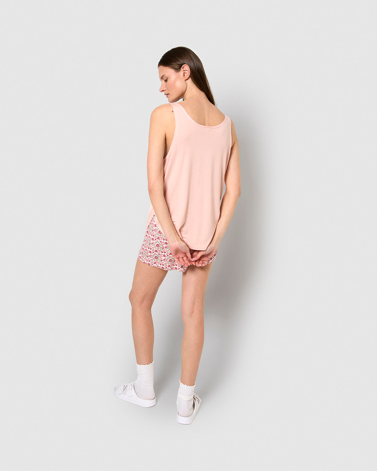 Pijama tirantes viscosa amazonas rosa