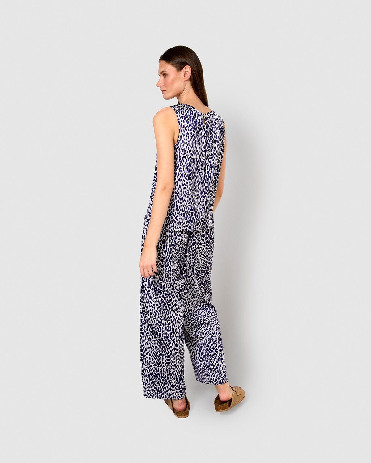 Set satinado mesy azul