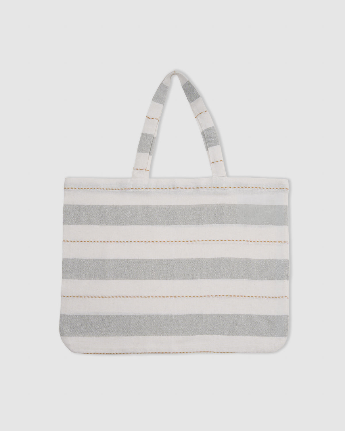 Pack bolso + toalla pareo algodón raya zenia ocre