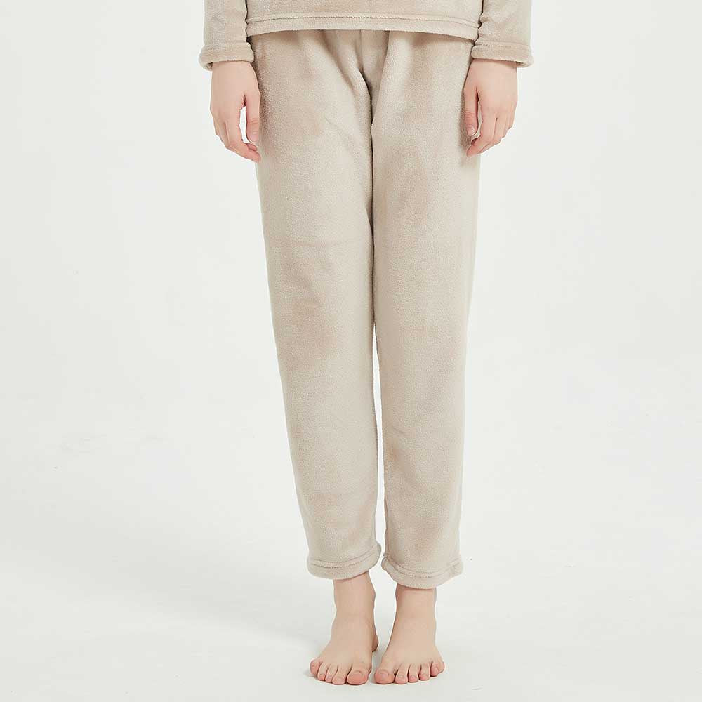 Pijama terciopelo beige