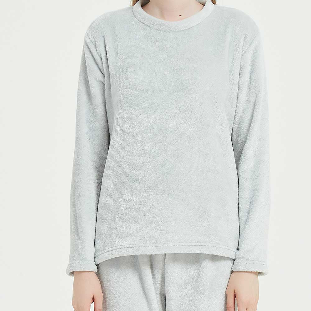 Pijama terciopelo perla