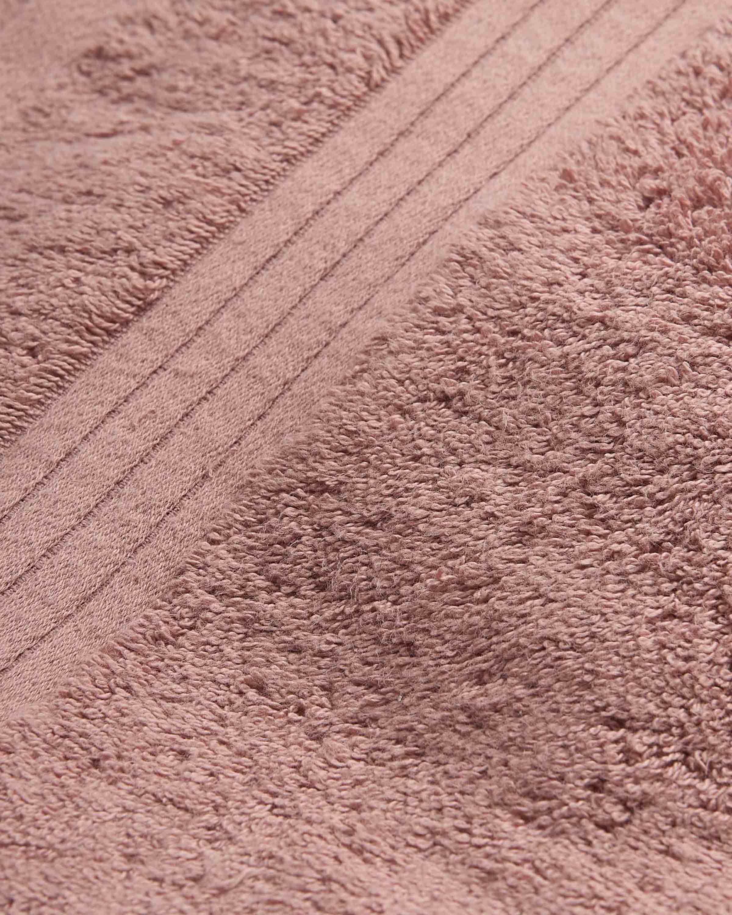 Tovallola de bany 700gr sanefa ratlles rosa keike