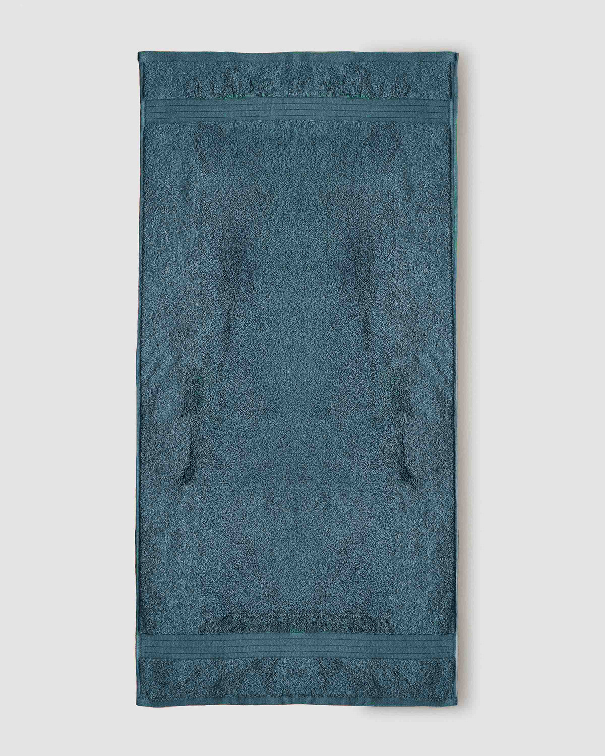 Toalla de baño 700gr cenefa rayas verde menta