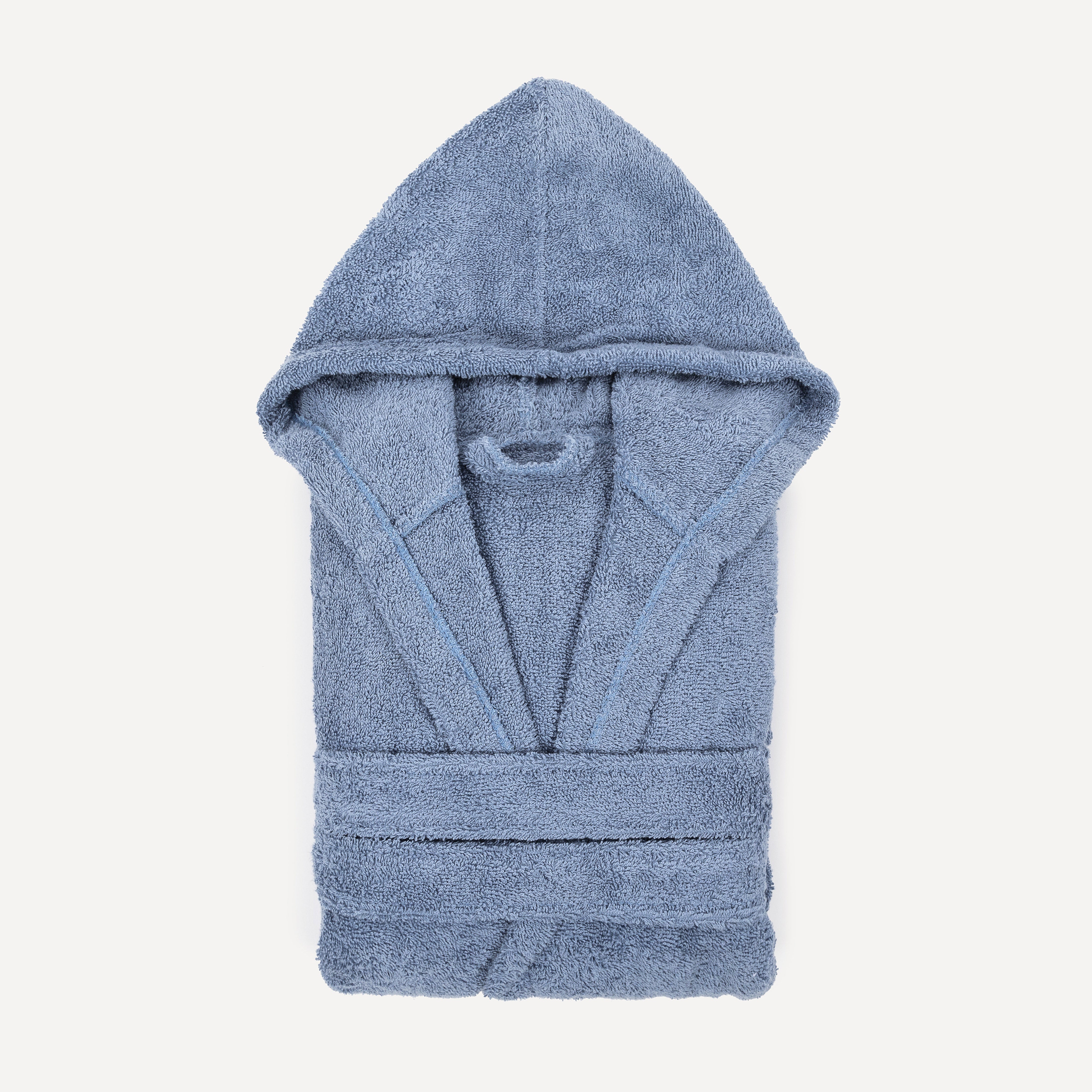 TRAMAS Albornoz de Baño Unisex, 100% Algodón 450 GR con Capucha