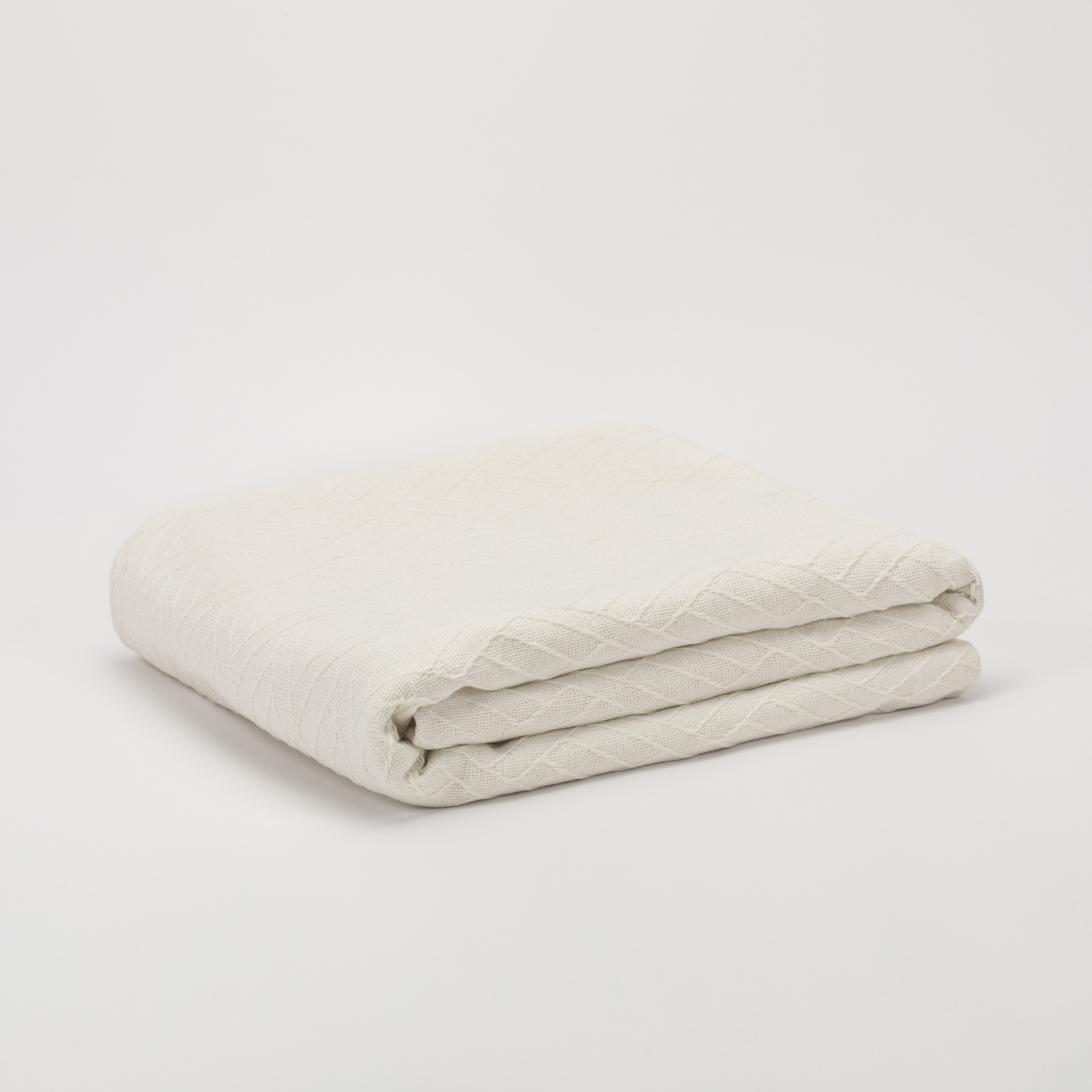 Edgaria natural cotton piqué bedspread