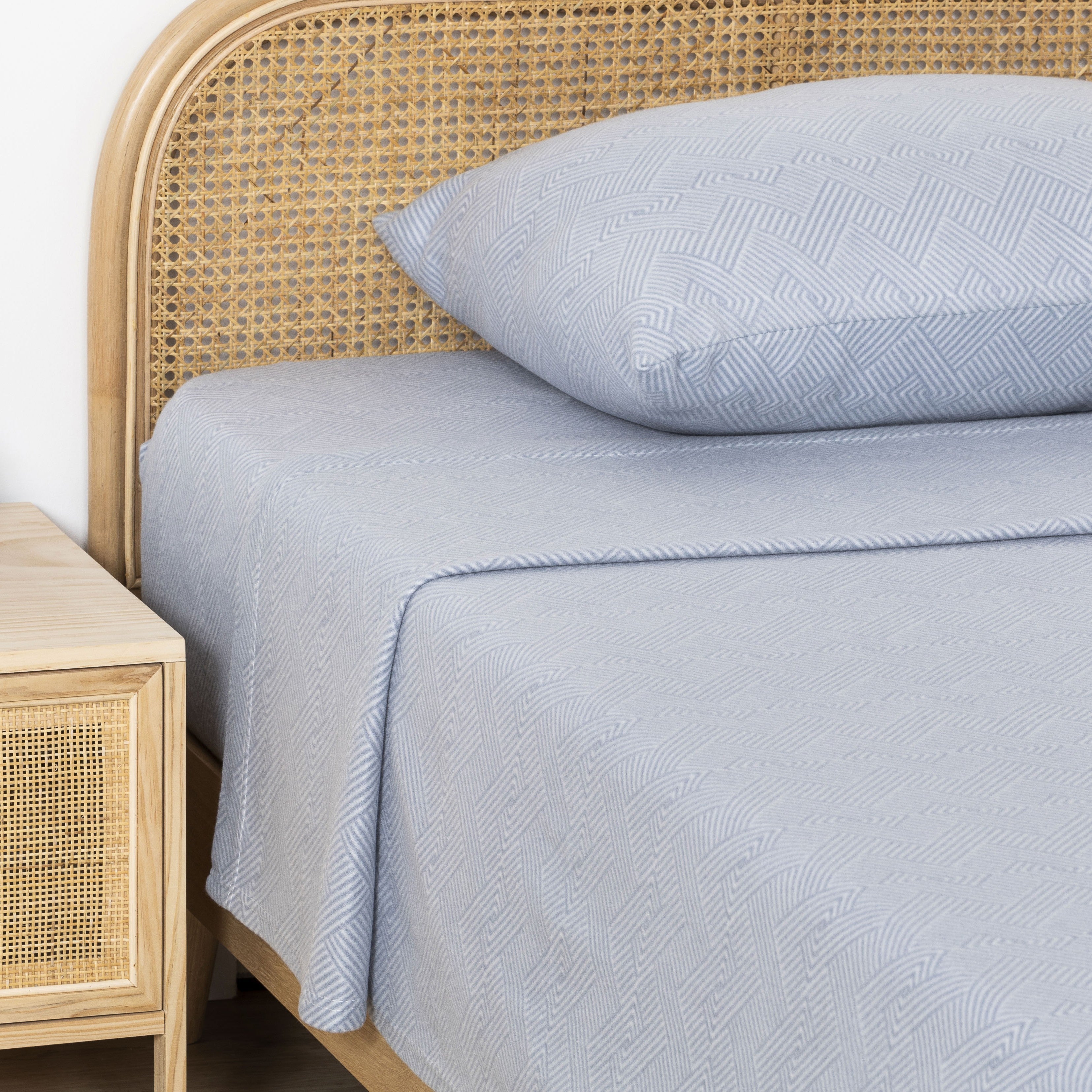 Jogo de lençóis térmicos Oscar azul índigo