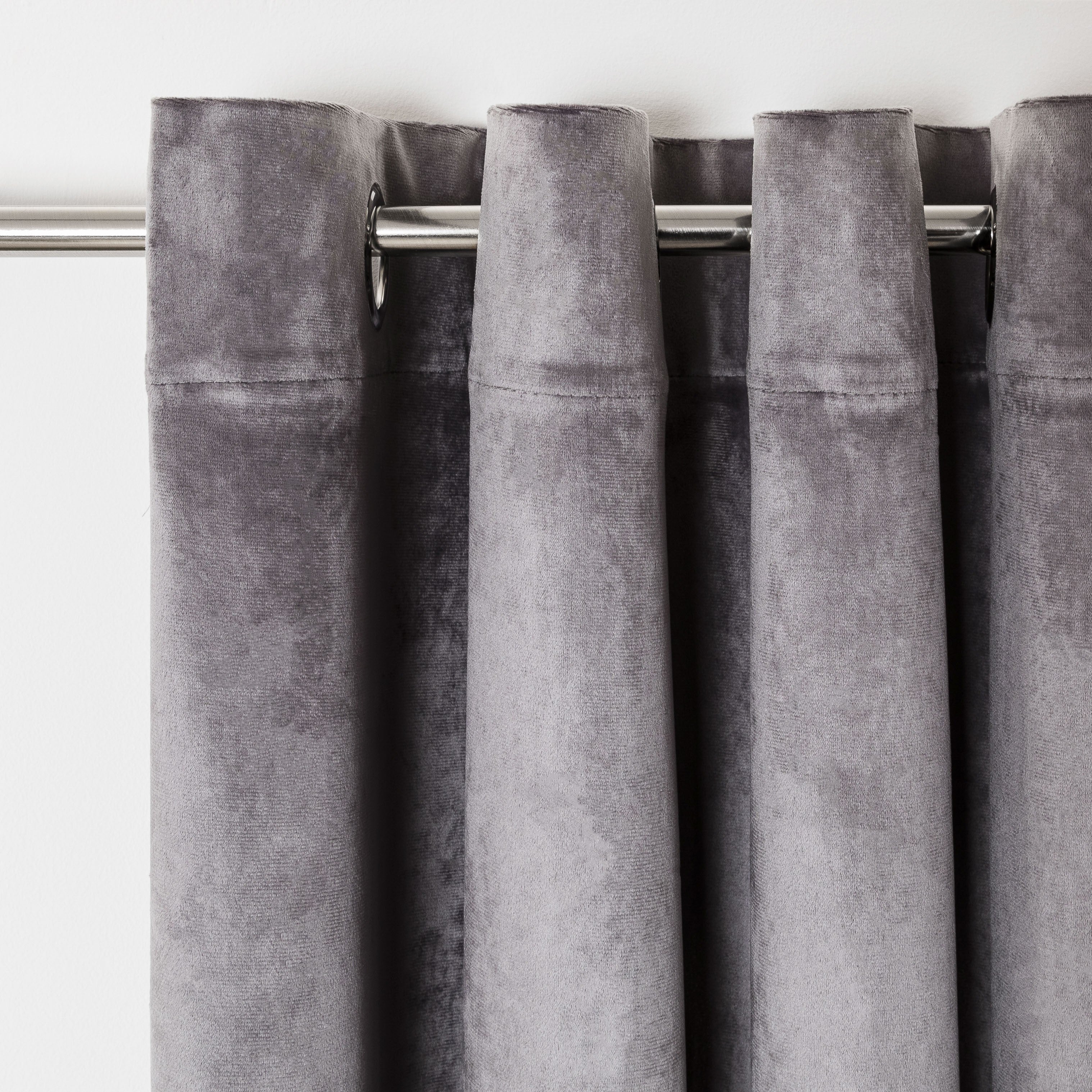 Cortina New terciopelo Gris Marengo