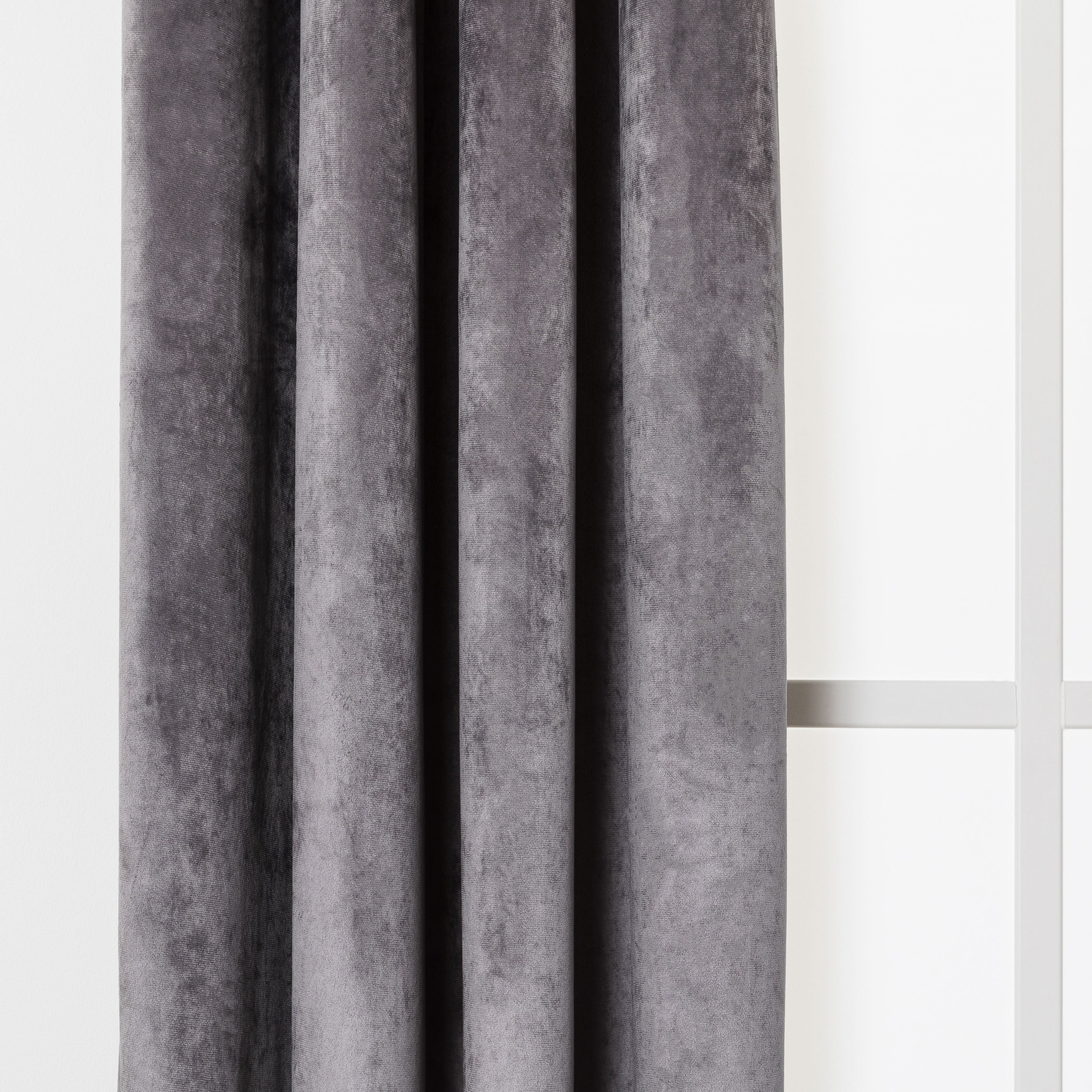 Cortina New terciopelo Gris Marengo