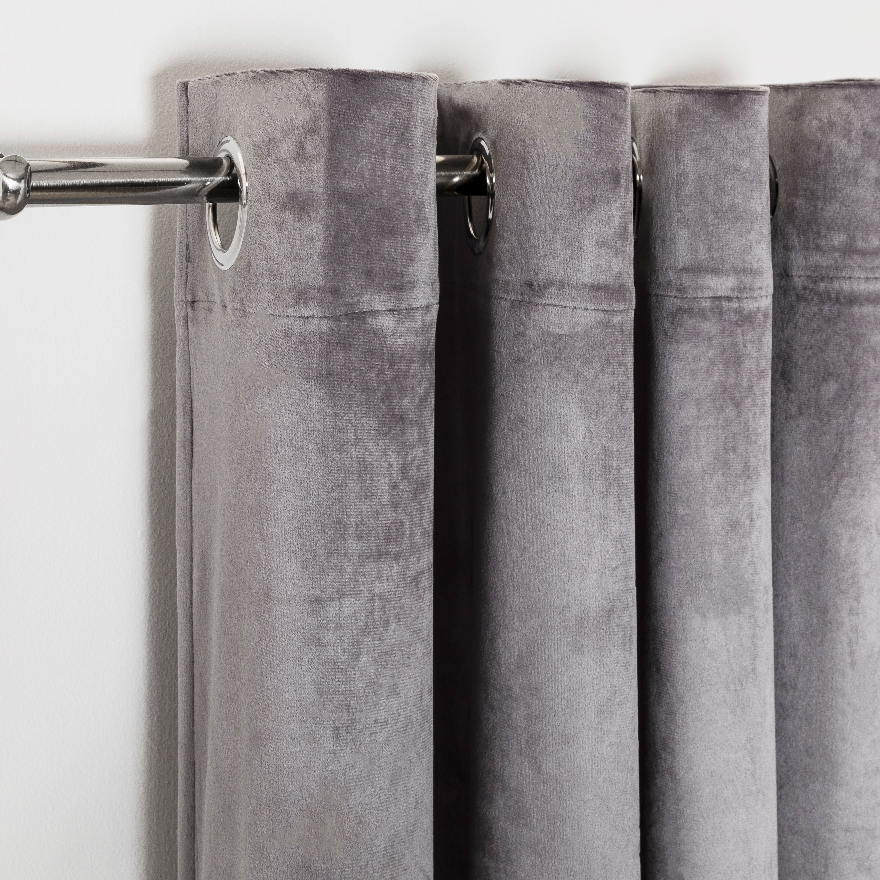 Cortina New terciopelo Gris Marengo