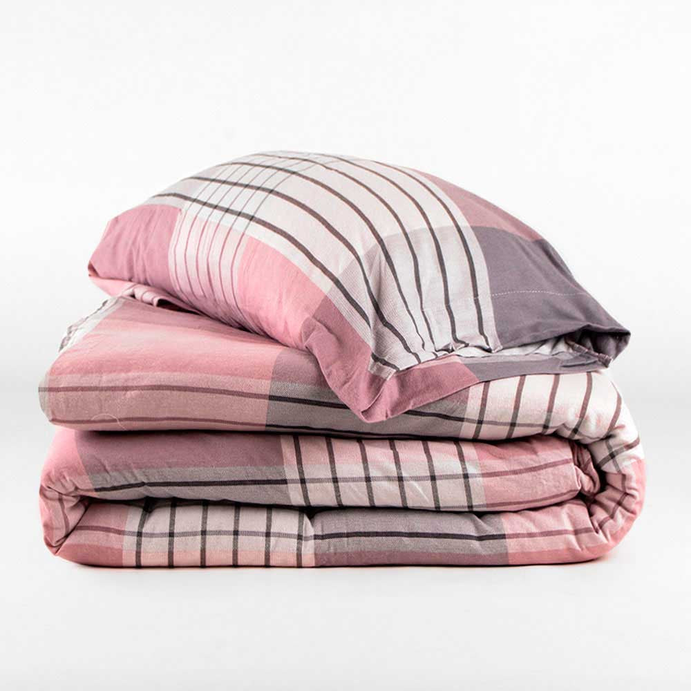 COPRIPIUMINO IN FLANELLA A QUADRI VANESA