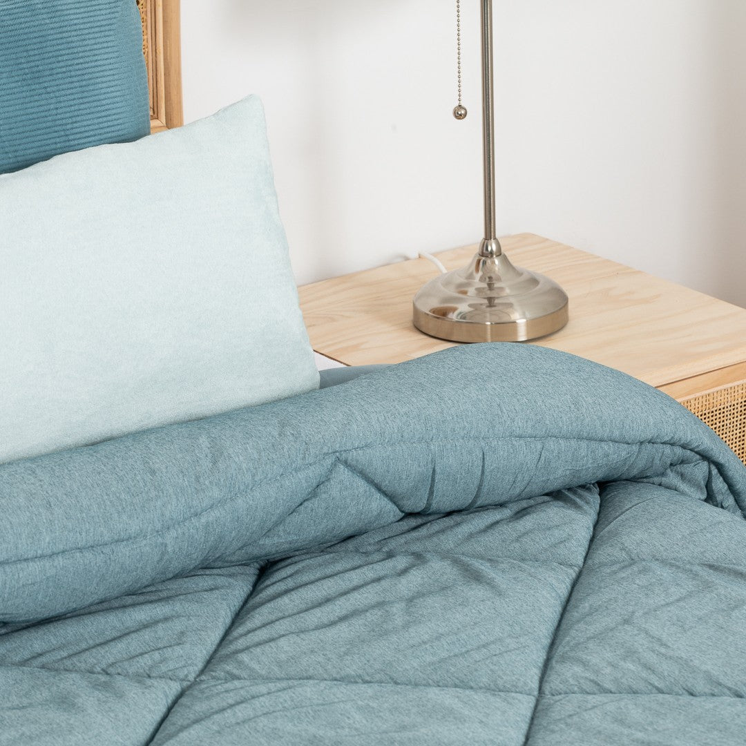 PIUMINO TINTA UNITA EFFETTO CONSUMATO