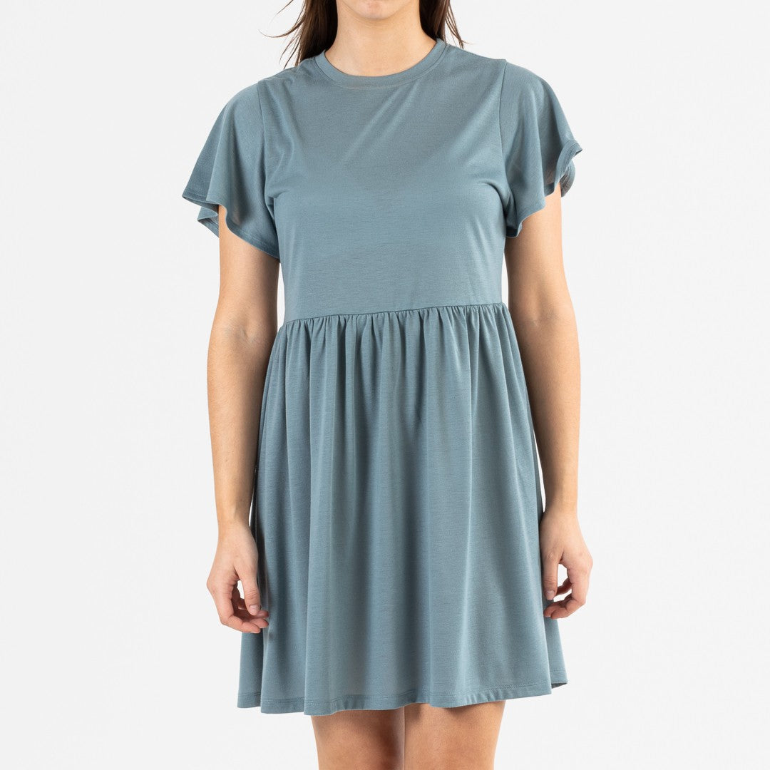 Camisón manga corta verde azulado