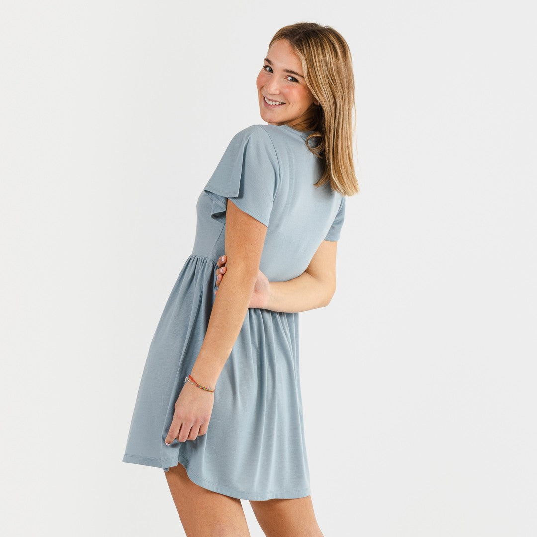 Camisón manga corta indigo