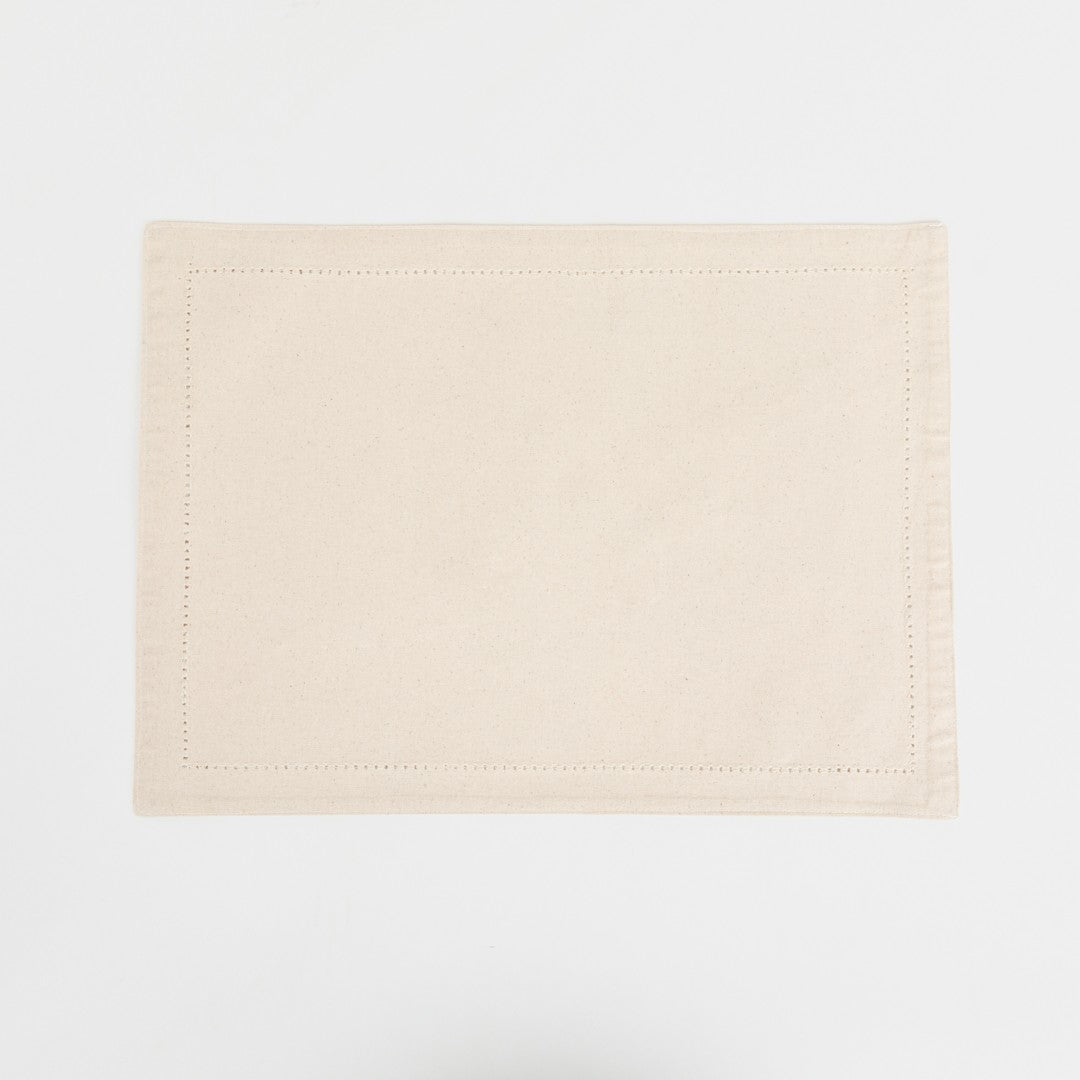 Jogo americano de algodão liso