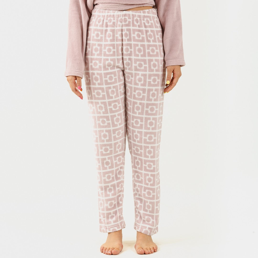 Pijama coral Taormina malva