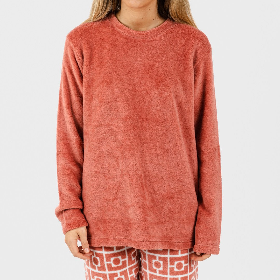 Pijama coral Taormina marsala