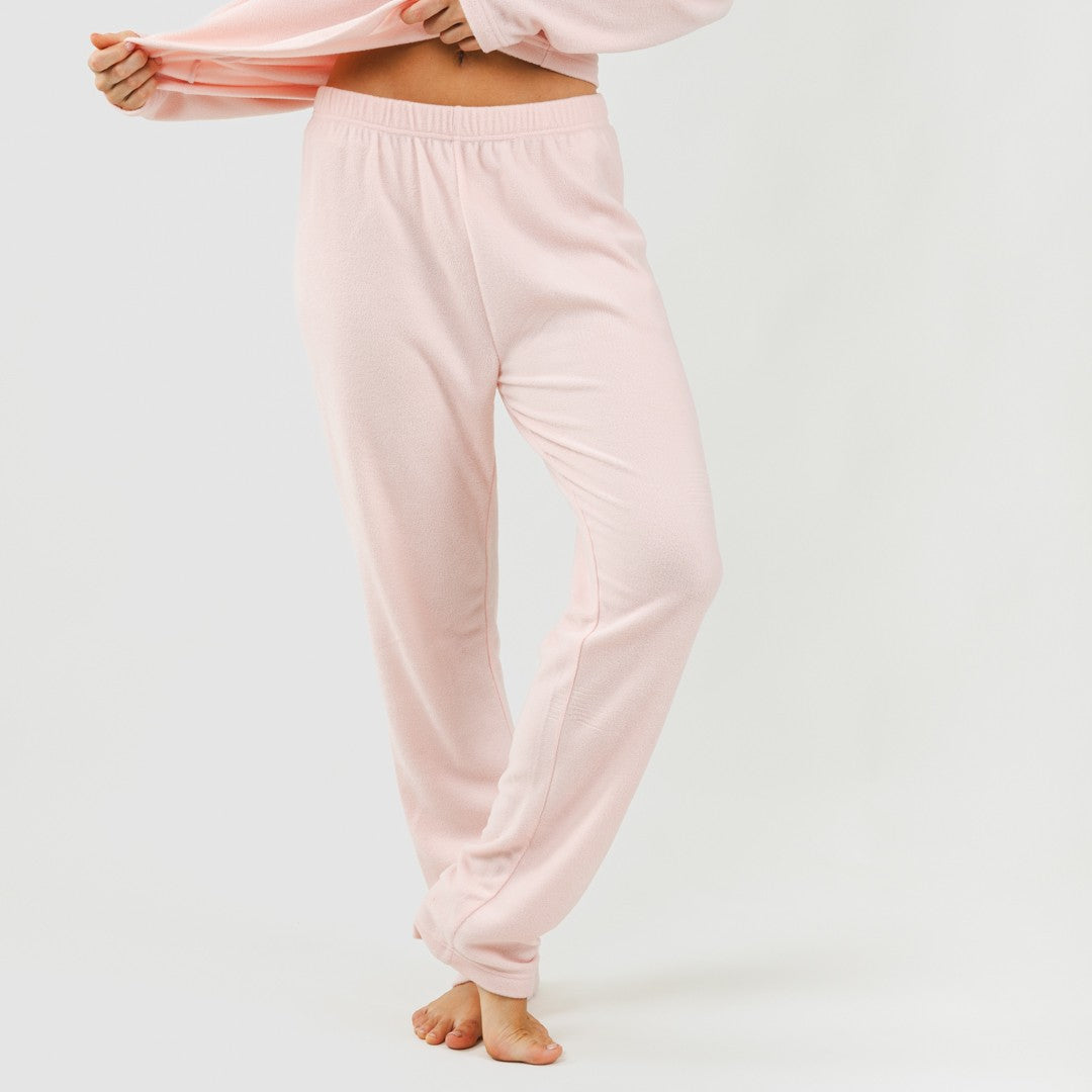 Pijama polar Praga rosa