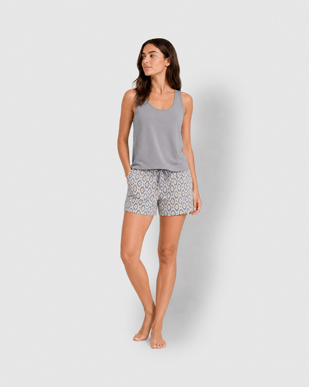 Pijama tirantes algodón waterloo índigo