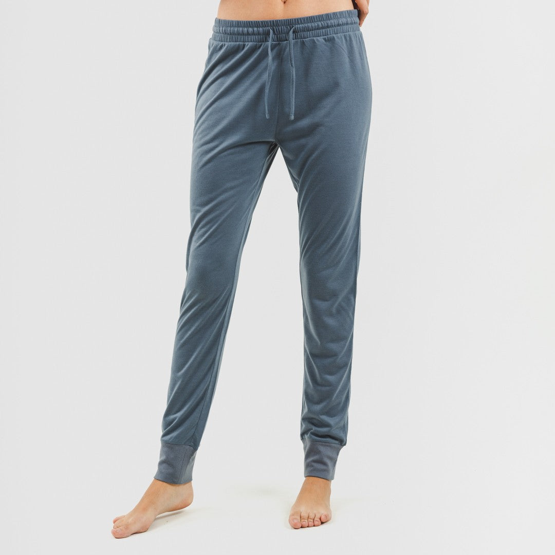 Conjunto deportivo chaqueta cremallera mujer indigo