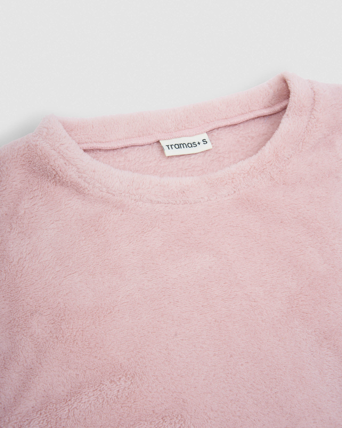 Striped coral fleece pyjamas Flow pink