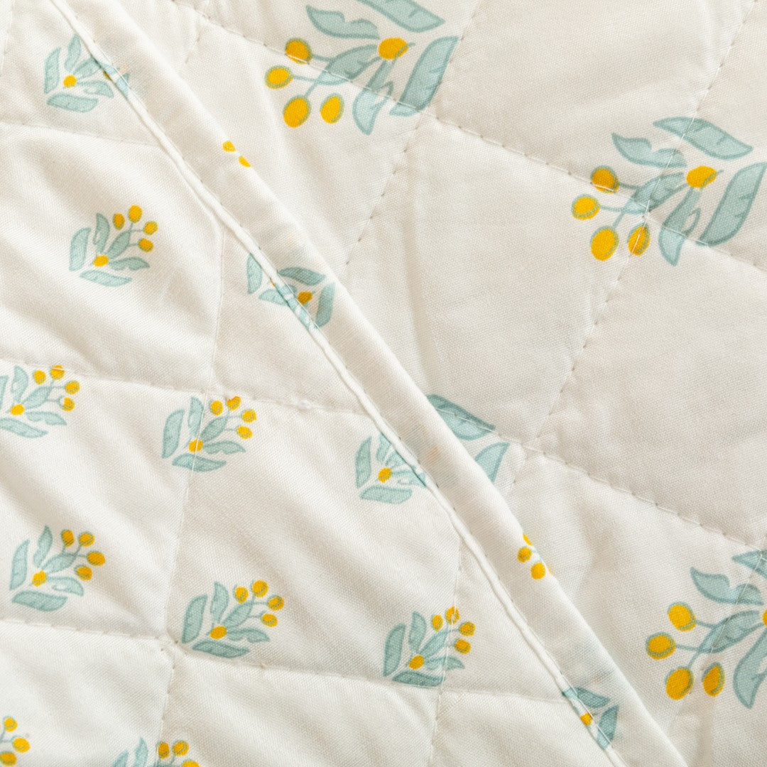 Colcha bouti Spring verde tiffany