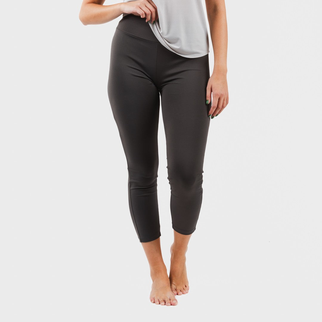 Conjunto deportivo leggings largo mujer gris perla - marengo