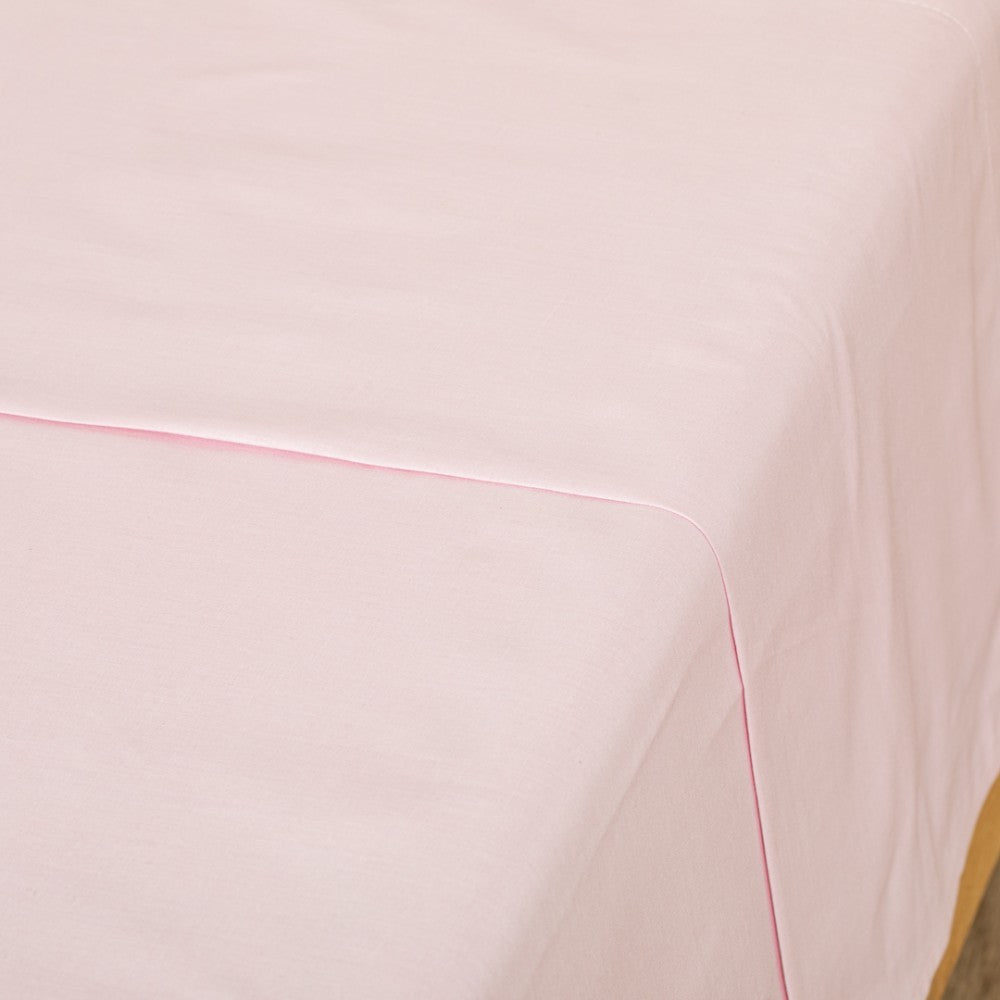 Set di lenzuola in cotone tinta unita