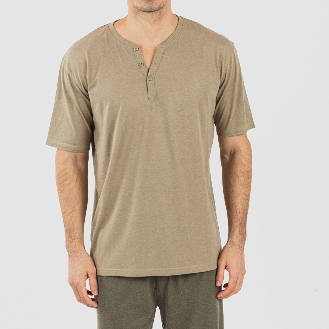 PIJAMA LLARG M/CORTA HOME C/BOTON LLIS