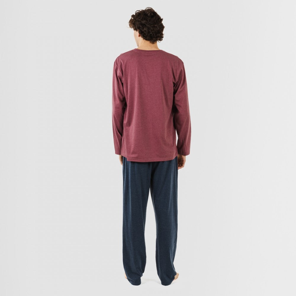 PIJAMA LLARG HOME C/BOTONS LLIS