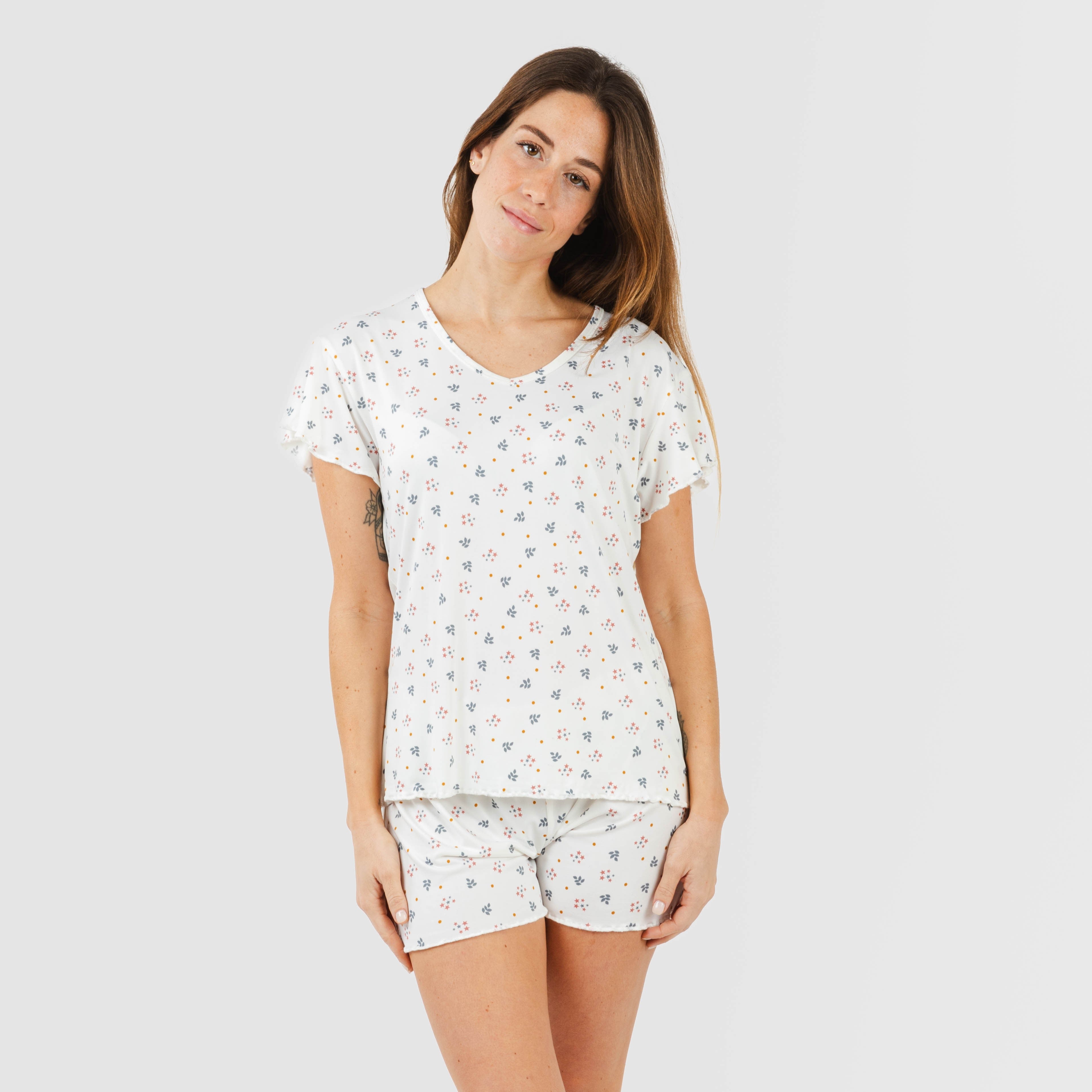 PIJAMA CRT M/CORTA DONA SOFT INES