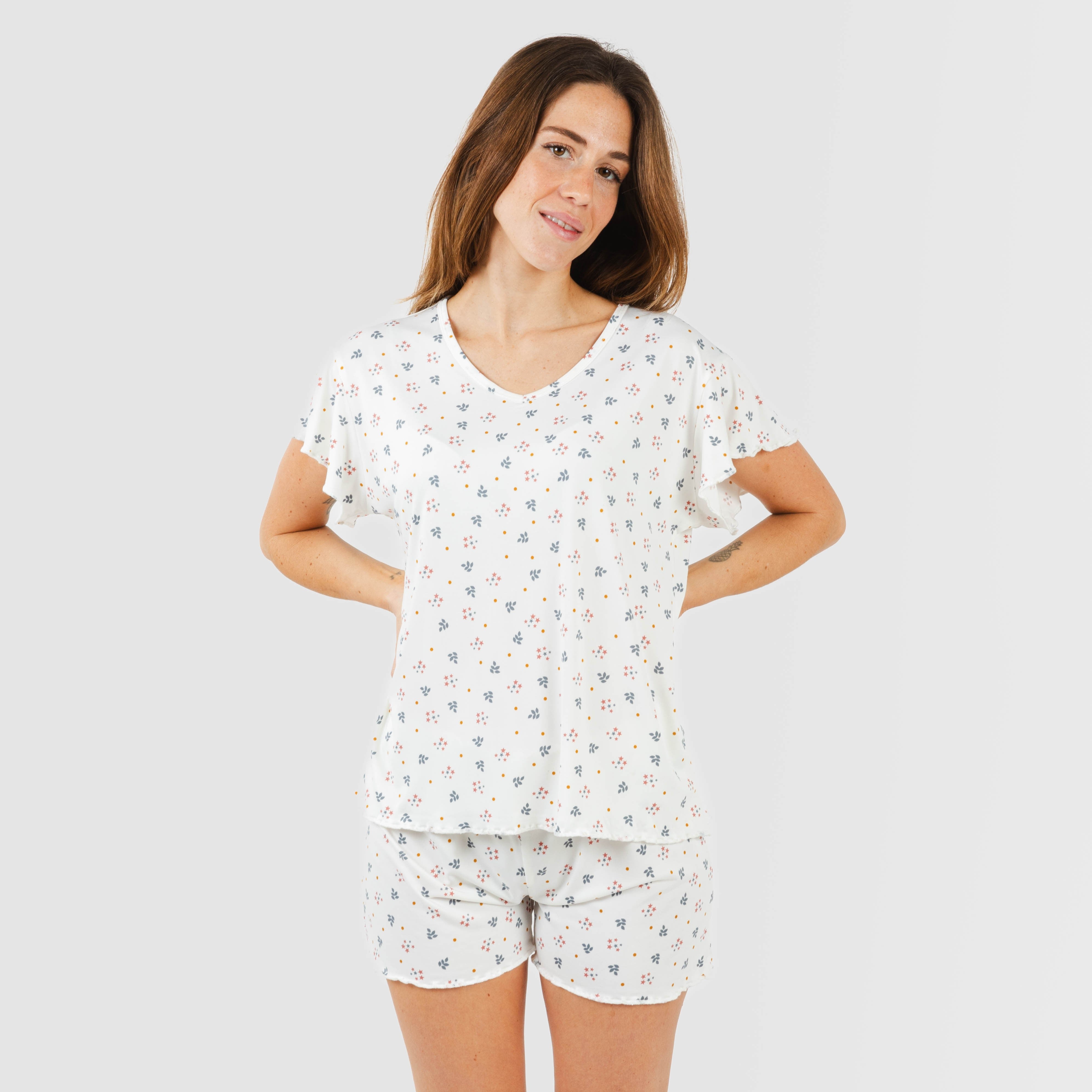 PIJAMA CRT M/CORTA DONA SOFT INES