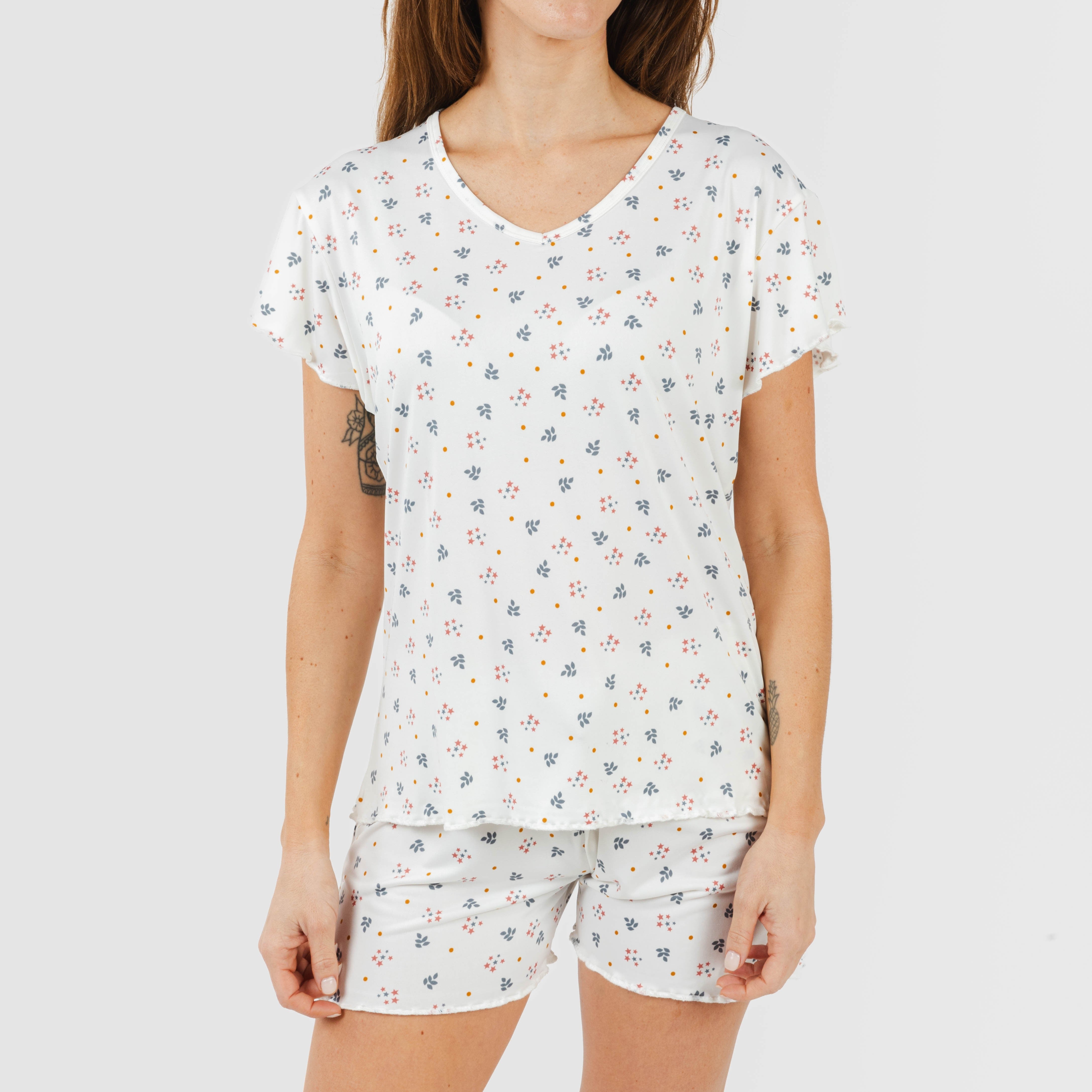 PIJAMA CRT M/CORTA DONA SOFT INES