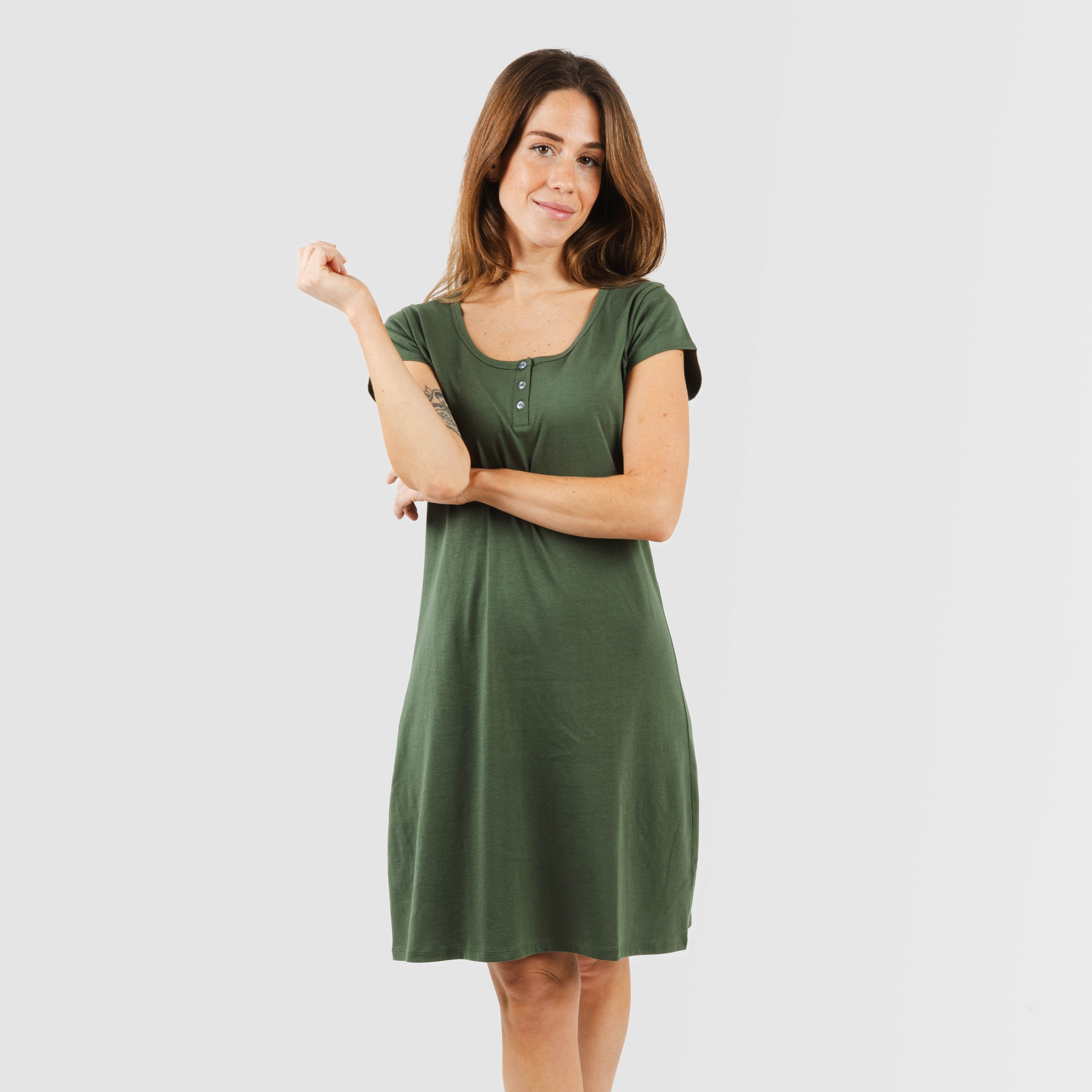 Blusón algodón liso