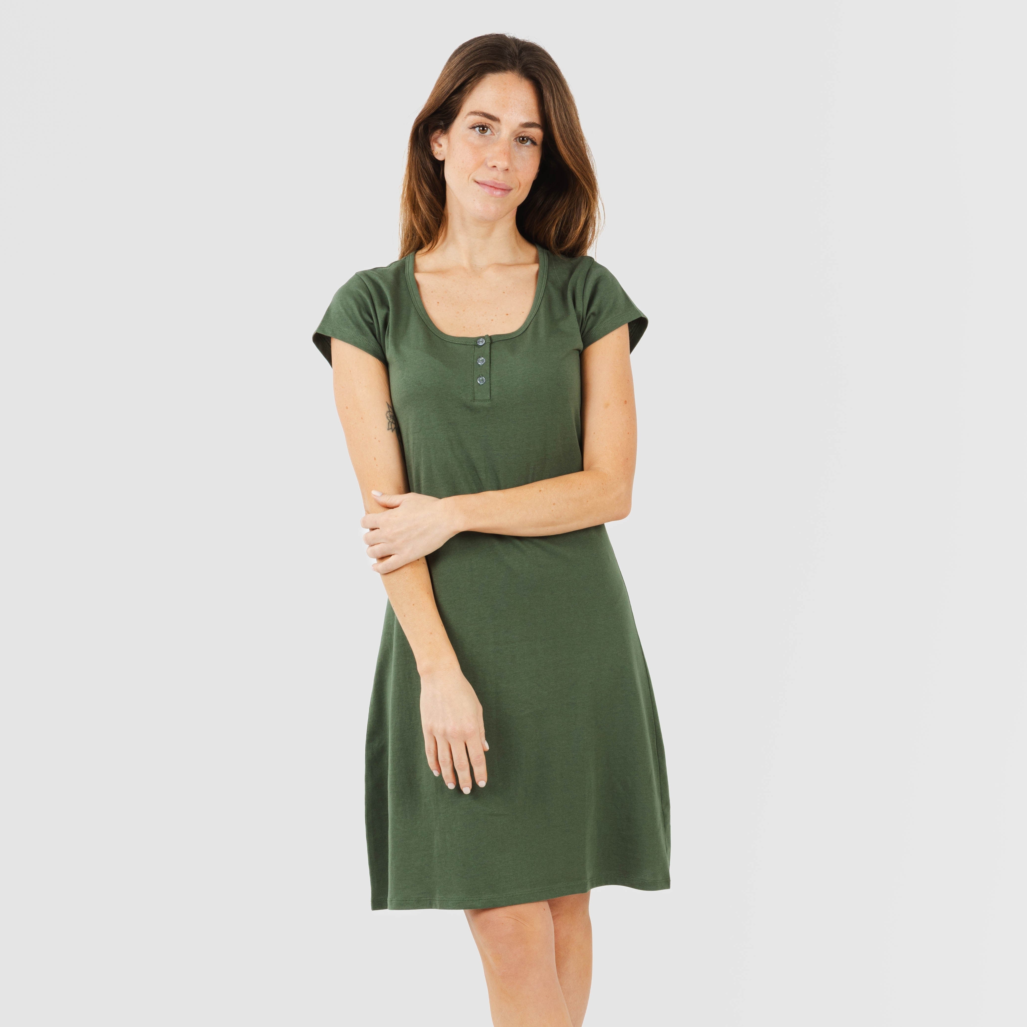 BLUSA DA DONNA A MANICHE CORTE SEMPLICI