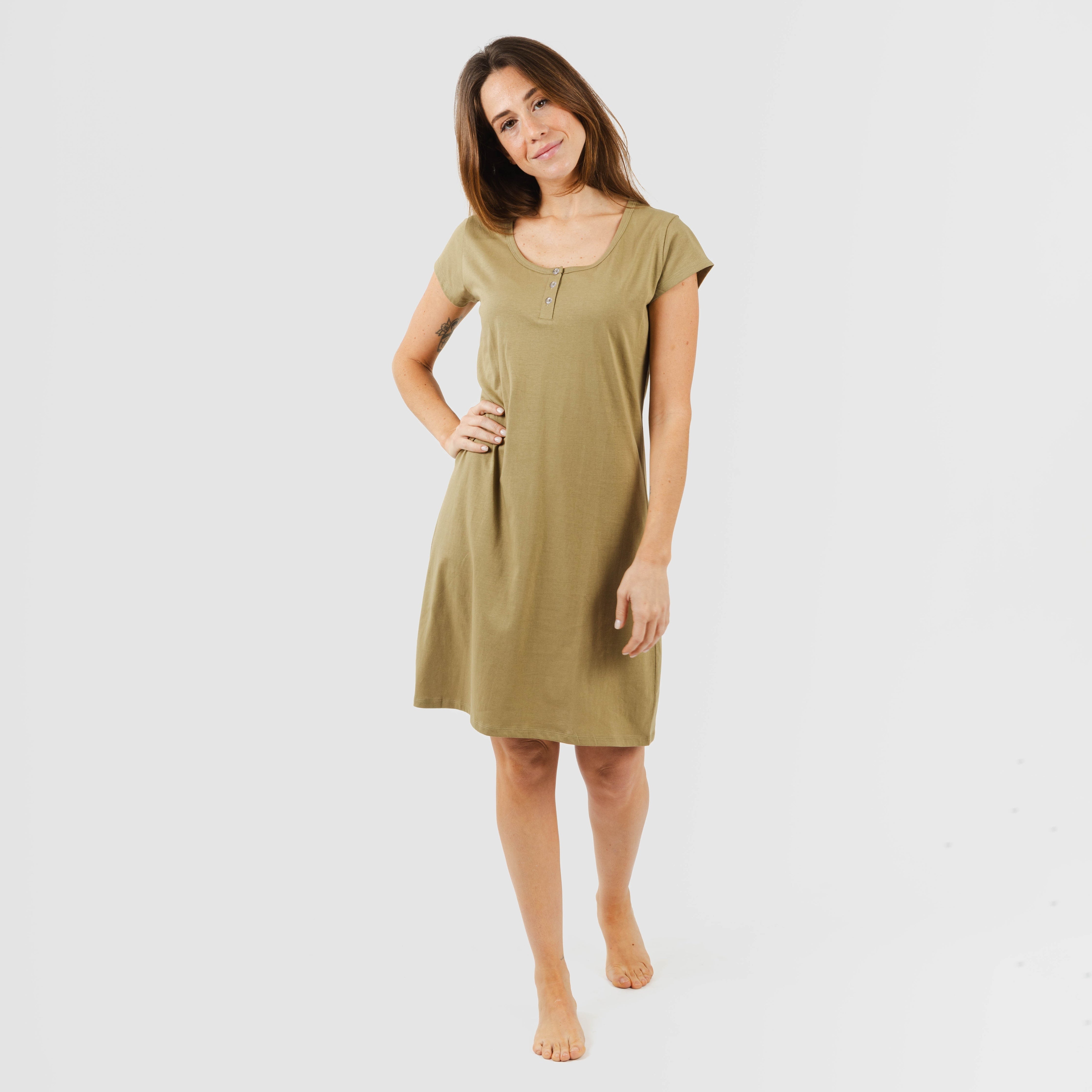 Blusón algodón liso