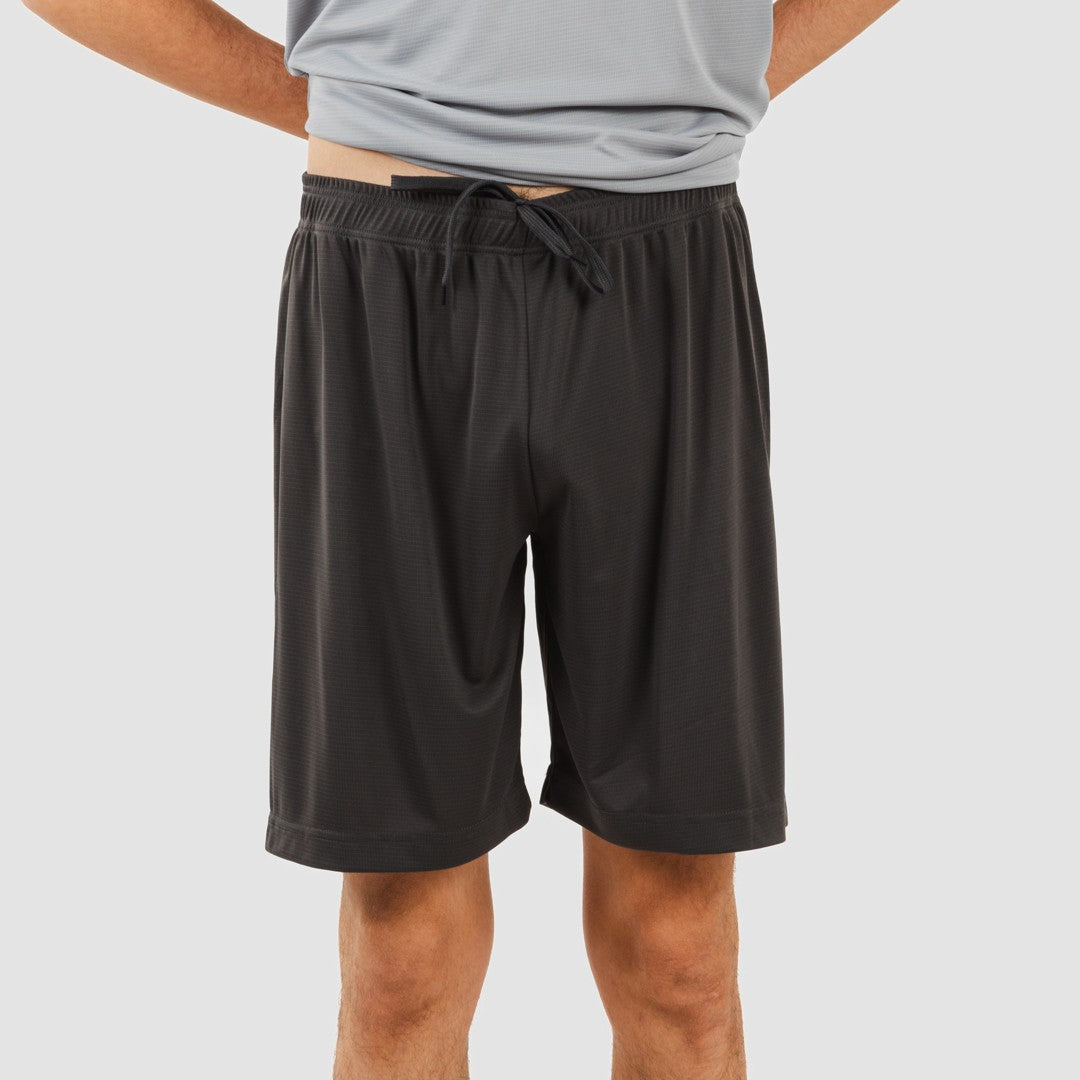 Conjunto deportivo corto tecnico hombre perla marengo