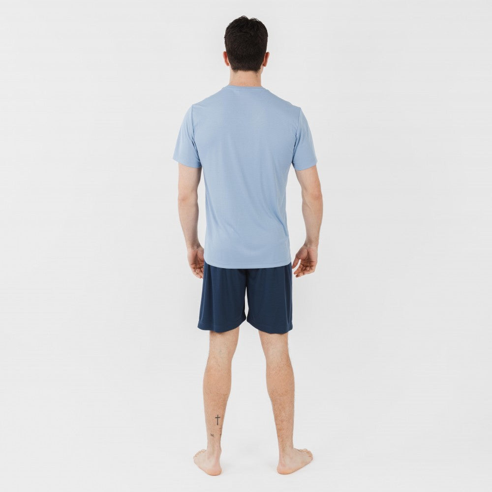 Conjunto deportivo corto tecnico hombre indigo marino