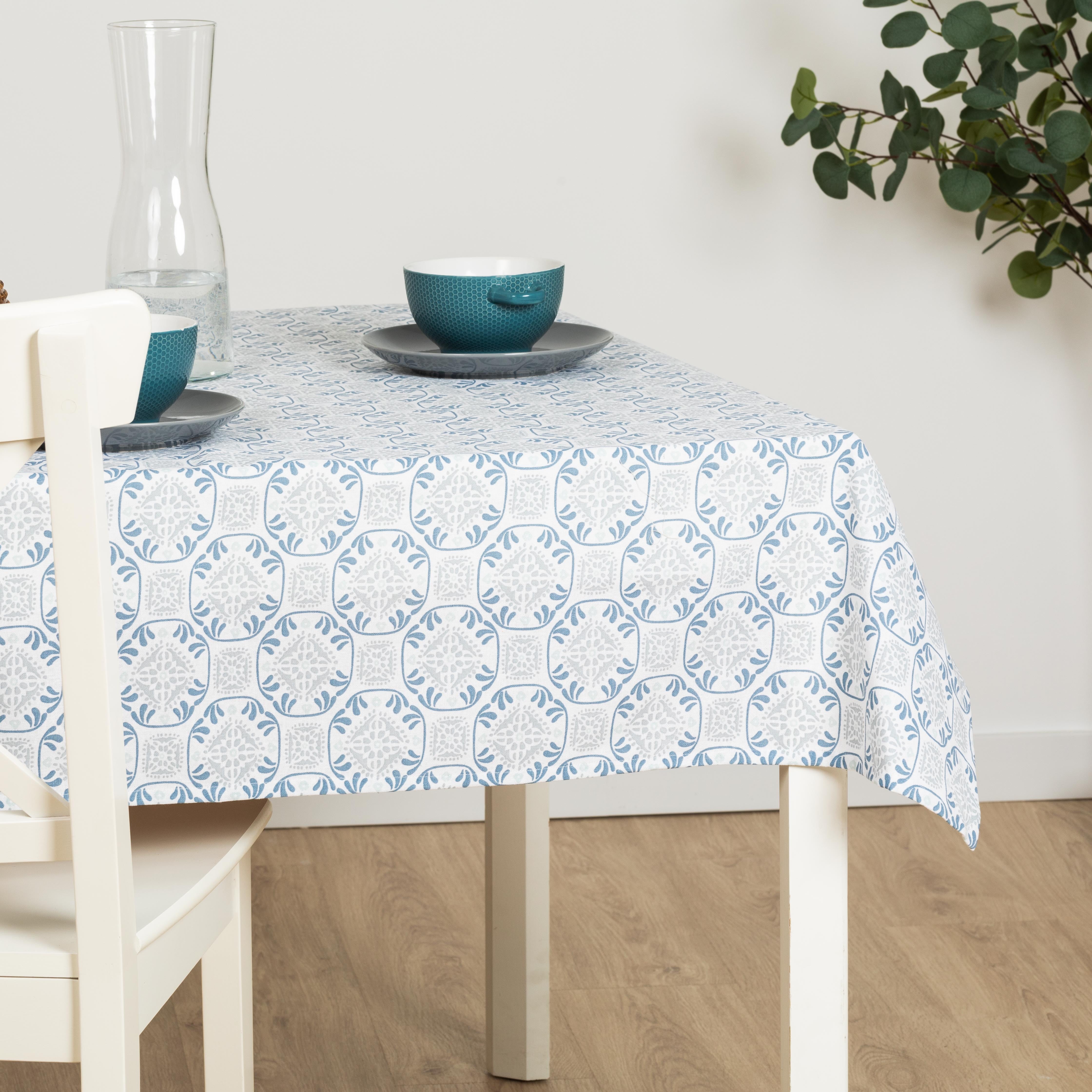 Mantel antimanchas Valme indigo