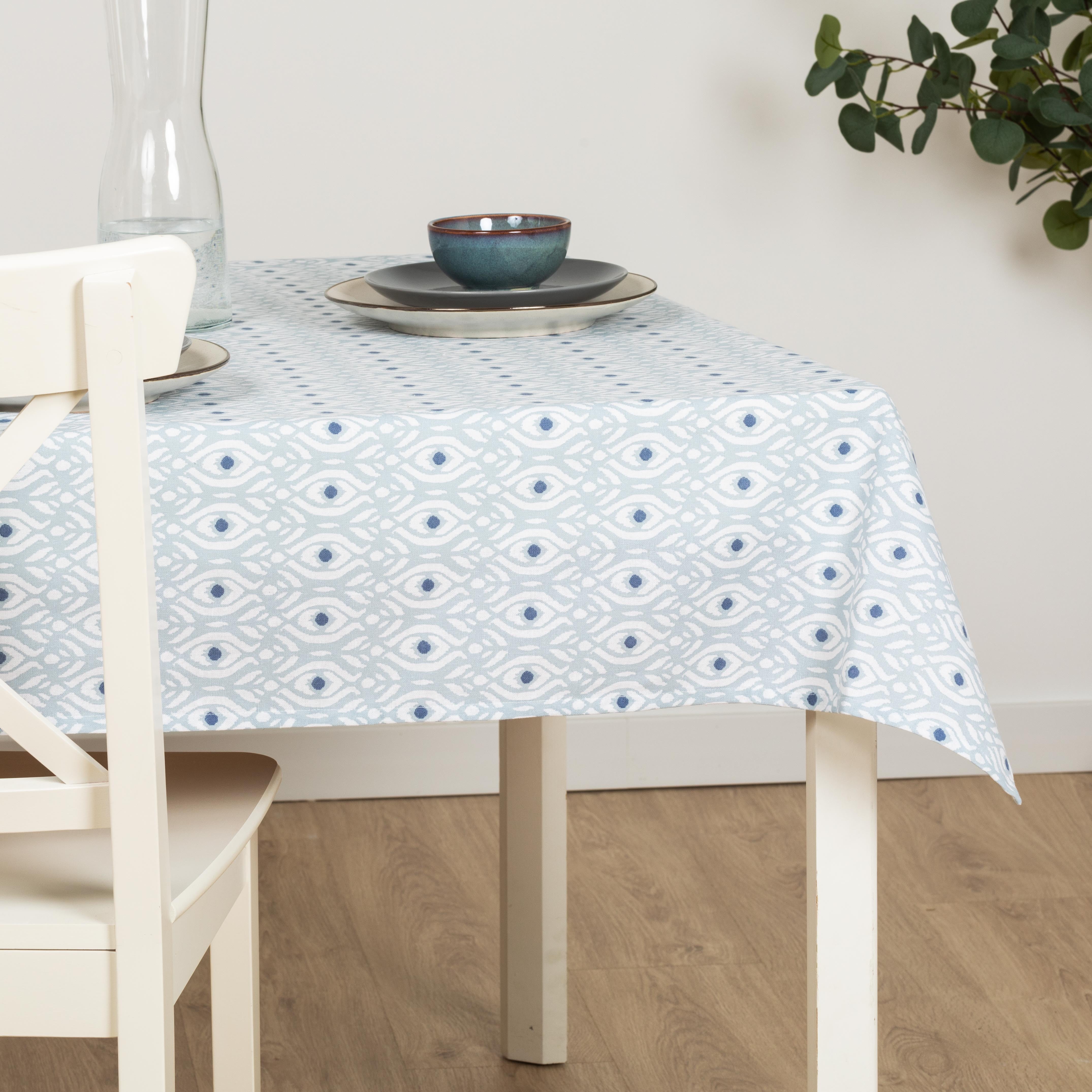 Mantel antimanchas Nevis indigo