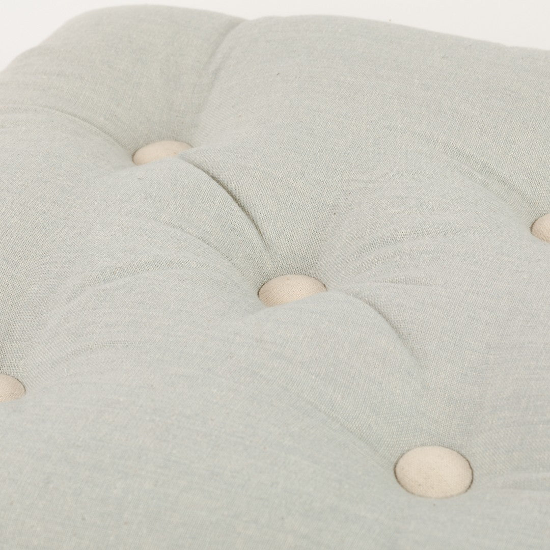 CUSCINO IN COTONE TINTA UNITA CON BOTTONI 0031