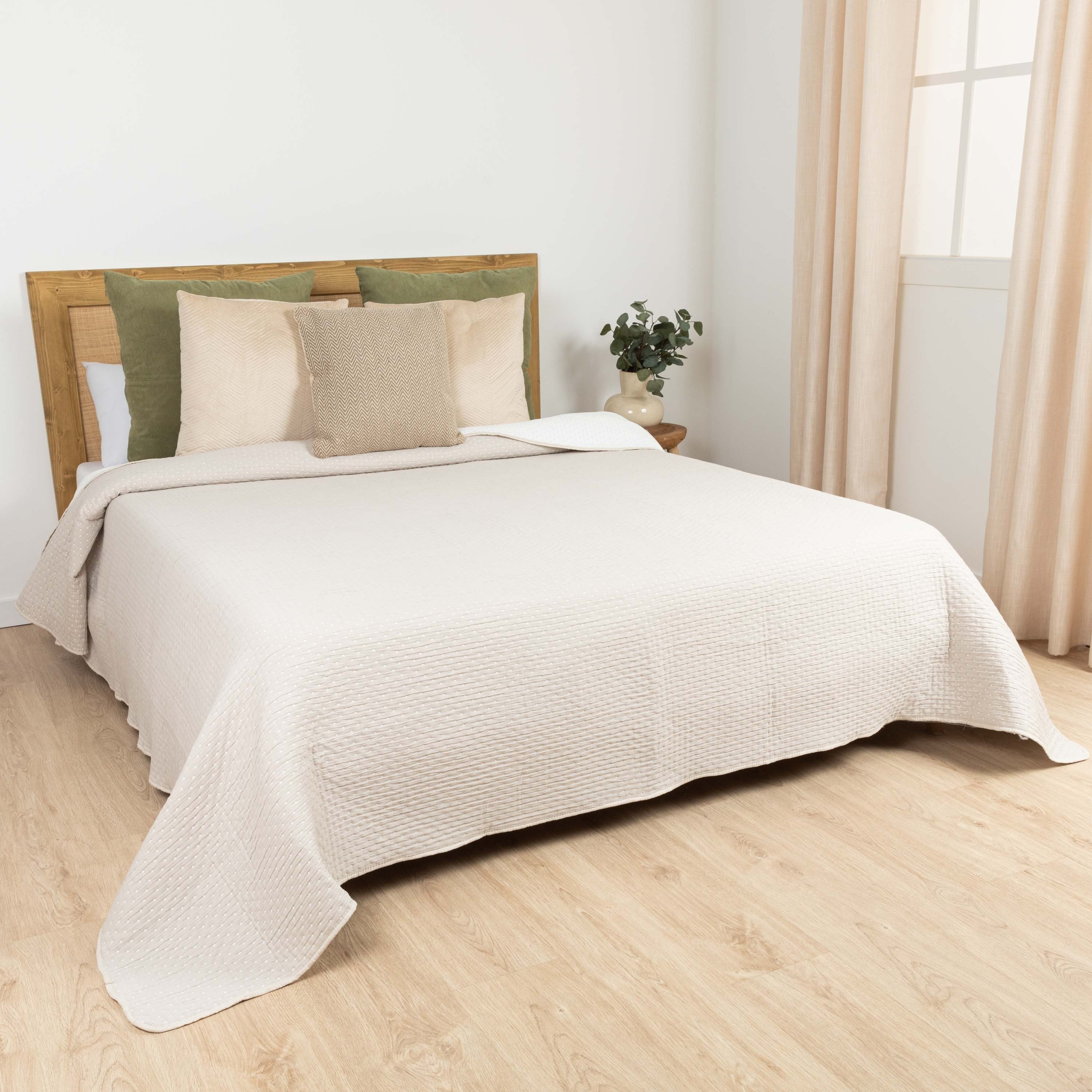 Colcha doble tela jacquard Punto