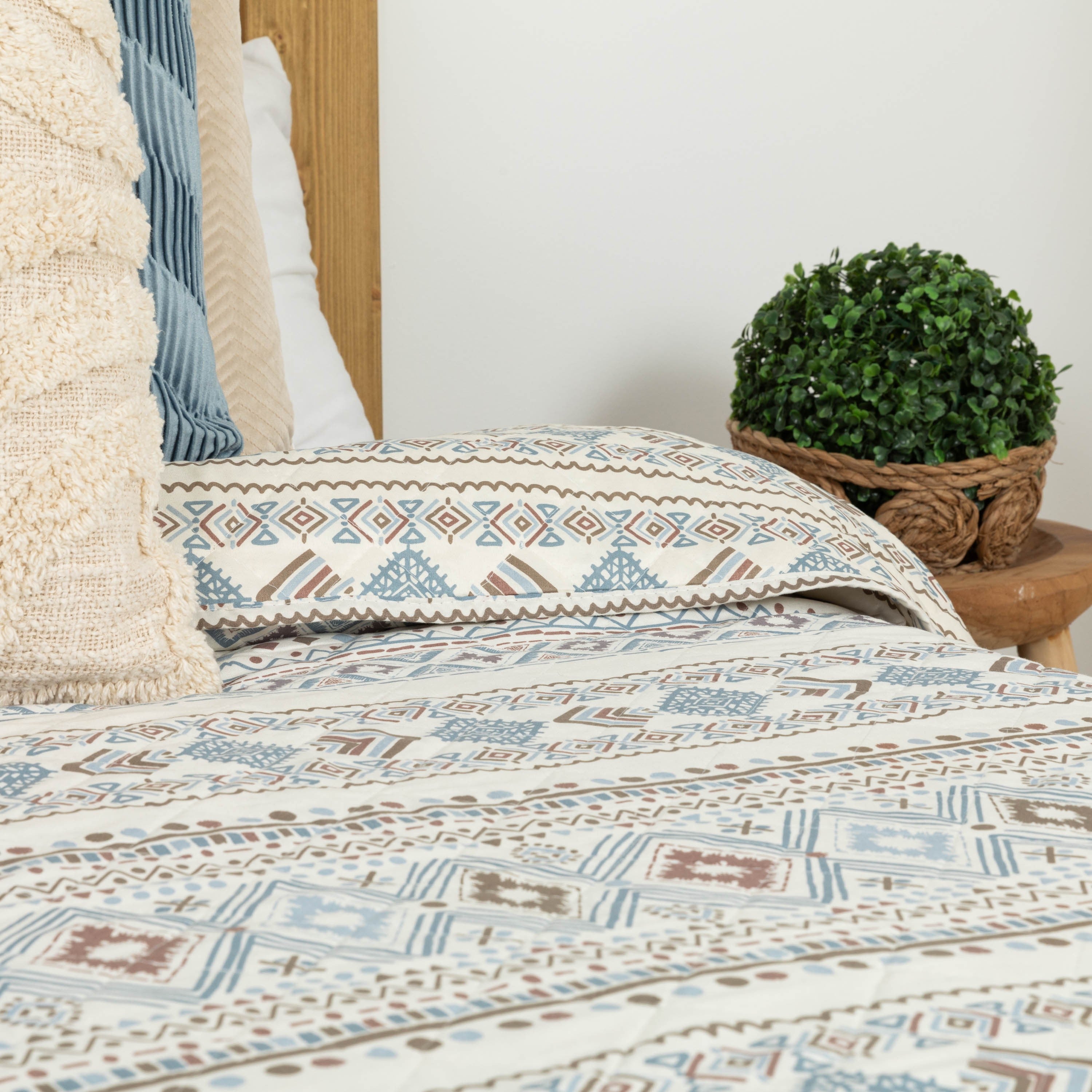 Colcha bouti Iker indigo