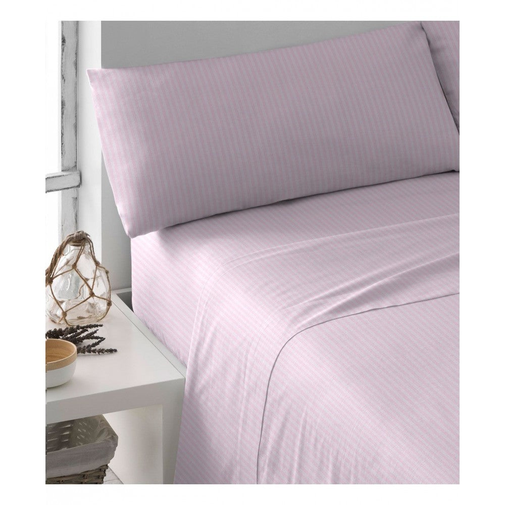 Set di lenzuola in cotone satin tinta unita