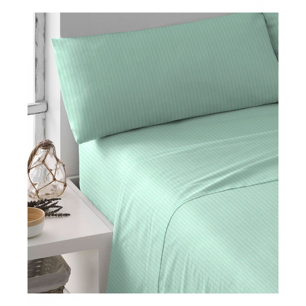 Set di lenzuola in cotone satin tinta unita