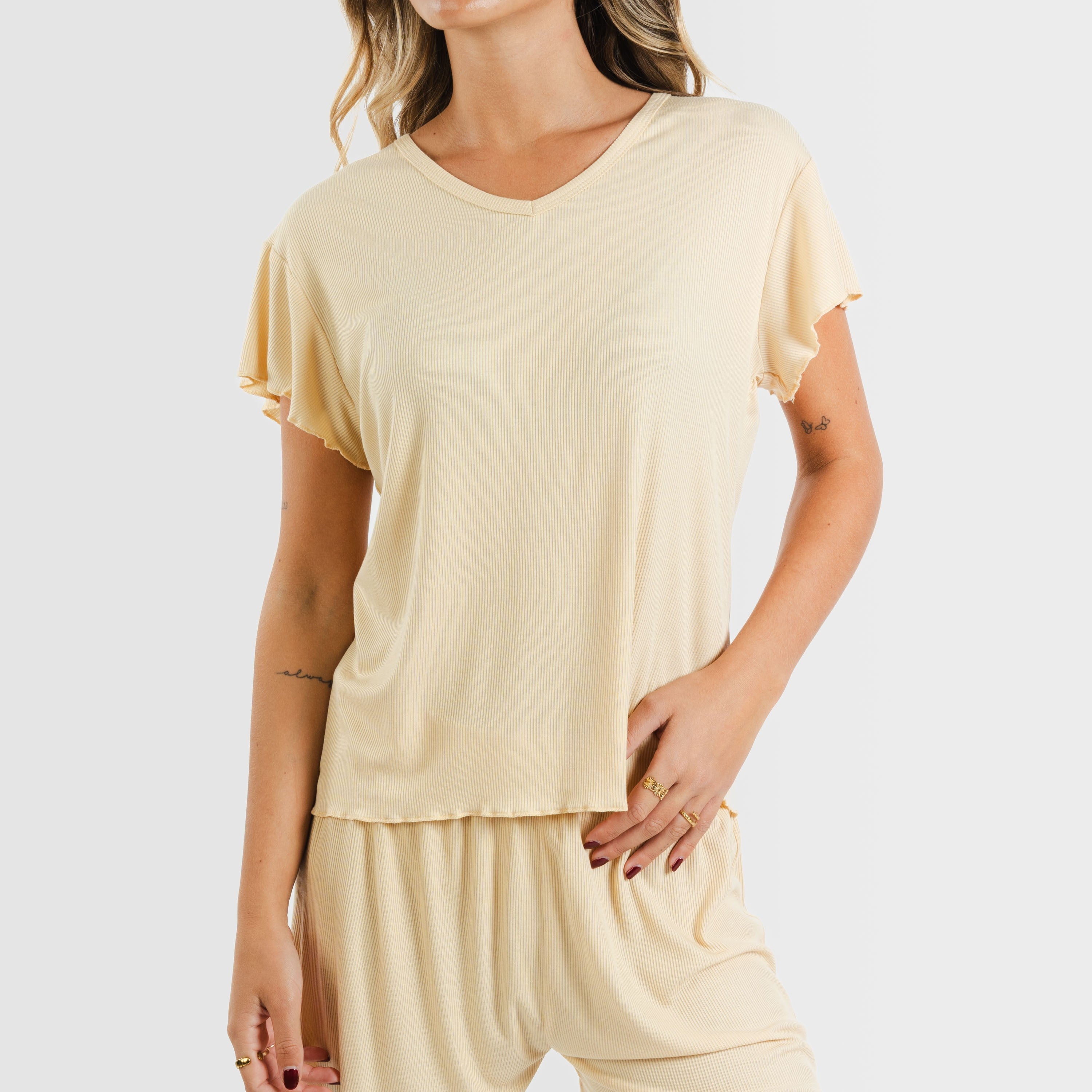 PIJAMA CRT M/CRT DONA CANALE VISCOSA LLIS